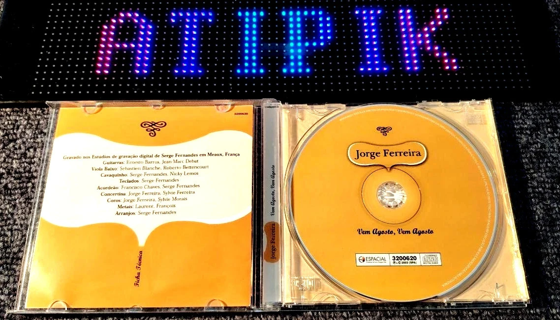 🔥 CD Zeldzaam Jorge Ferreira – Vem Agosto Vem Agosto – Pépite du Portugal 🥇 – photo 3